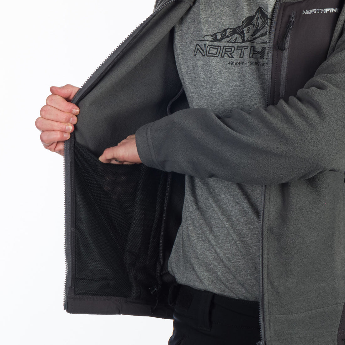 MI-5000OR men's fleece sweater BENDIK