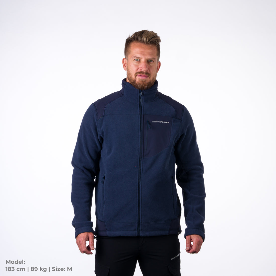 MI-5000OR men's fleece sweater BENDIK