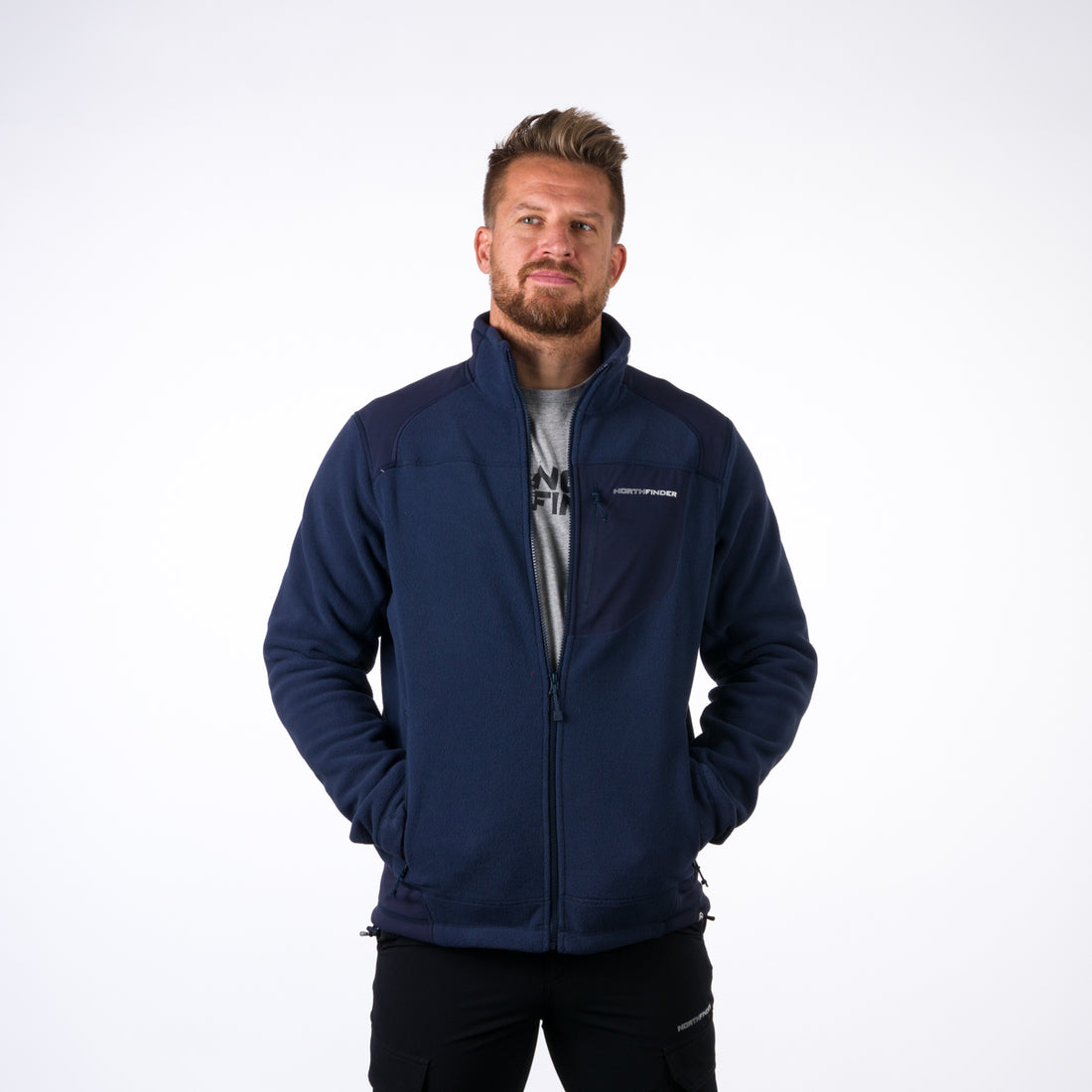 MI-5000OR men's fleece sweater BENDIK
