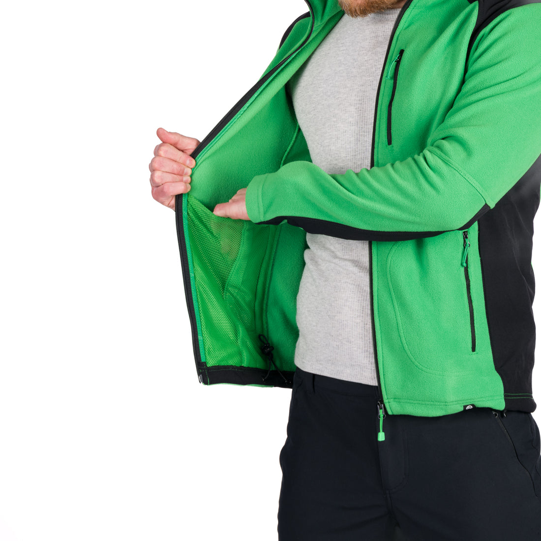 MI-5001OR men's fleece sweater MISSION