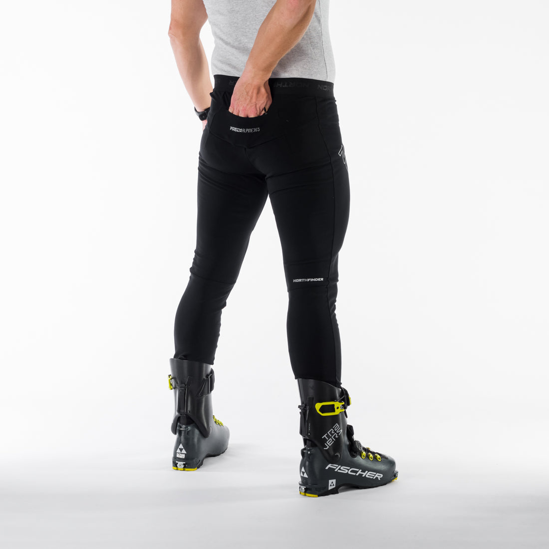 NO-36632SKP men´s ski-touring pants confortable warm fleece RESWOR