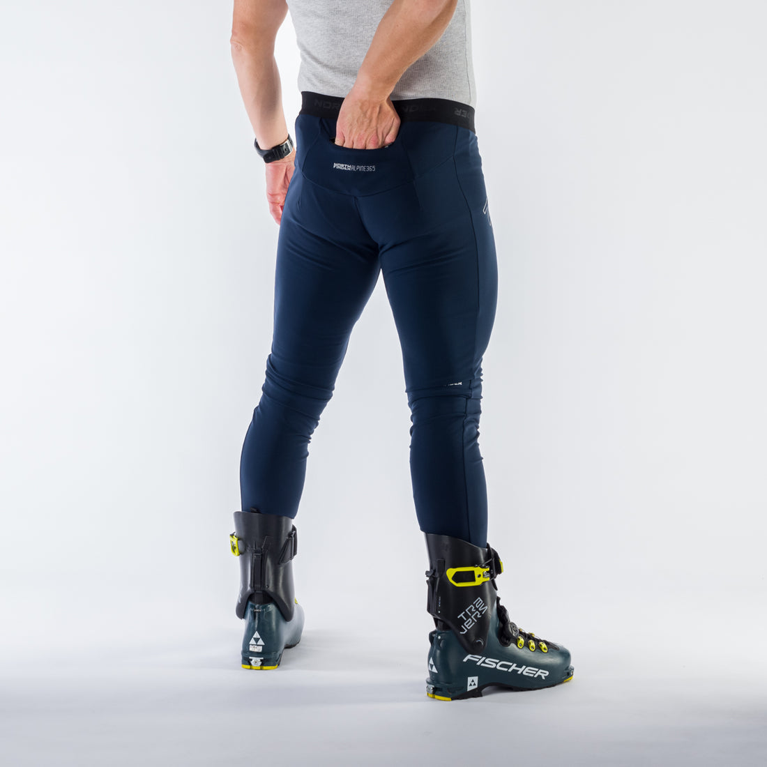 NO-36632SKP men´s ski-touring pants confortable warm fleece RESWOR