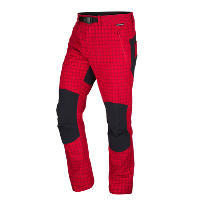 NO-3784OR men's outdoor pants check style 1l ALVIN