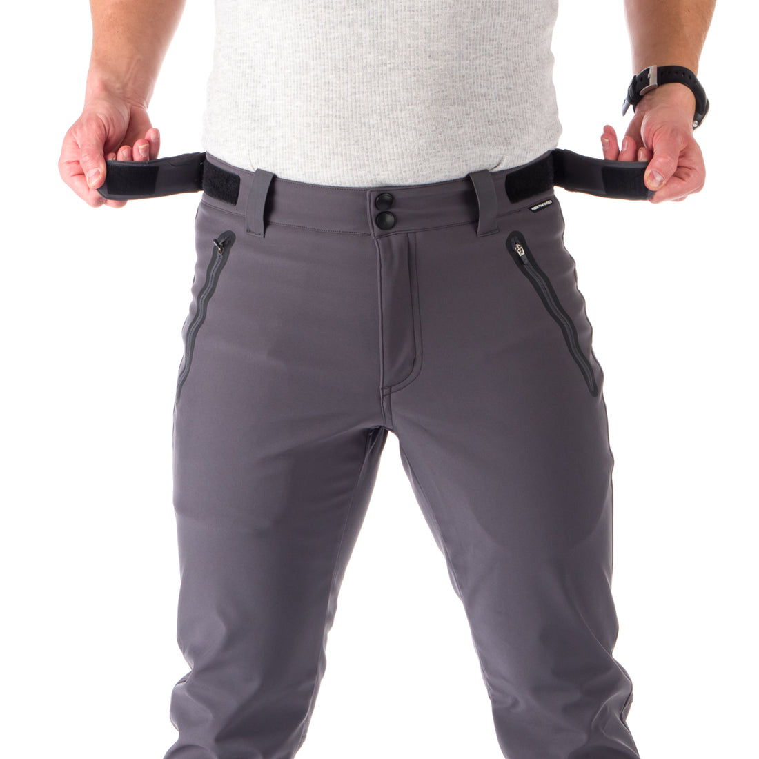 NO-3815OR men's softshell travel pants 3L BODEN