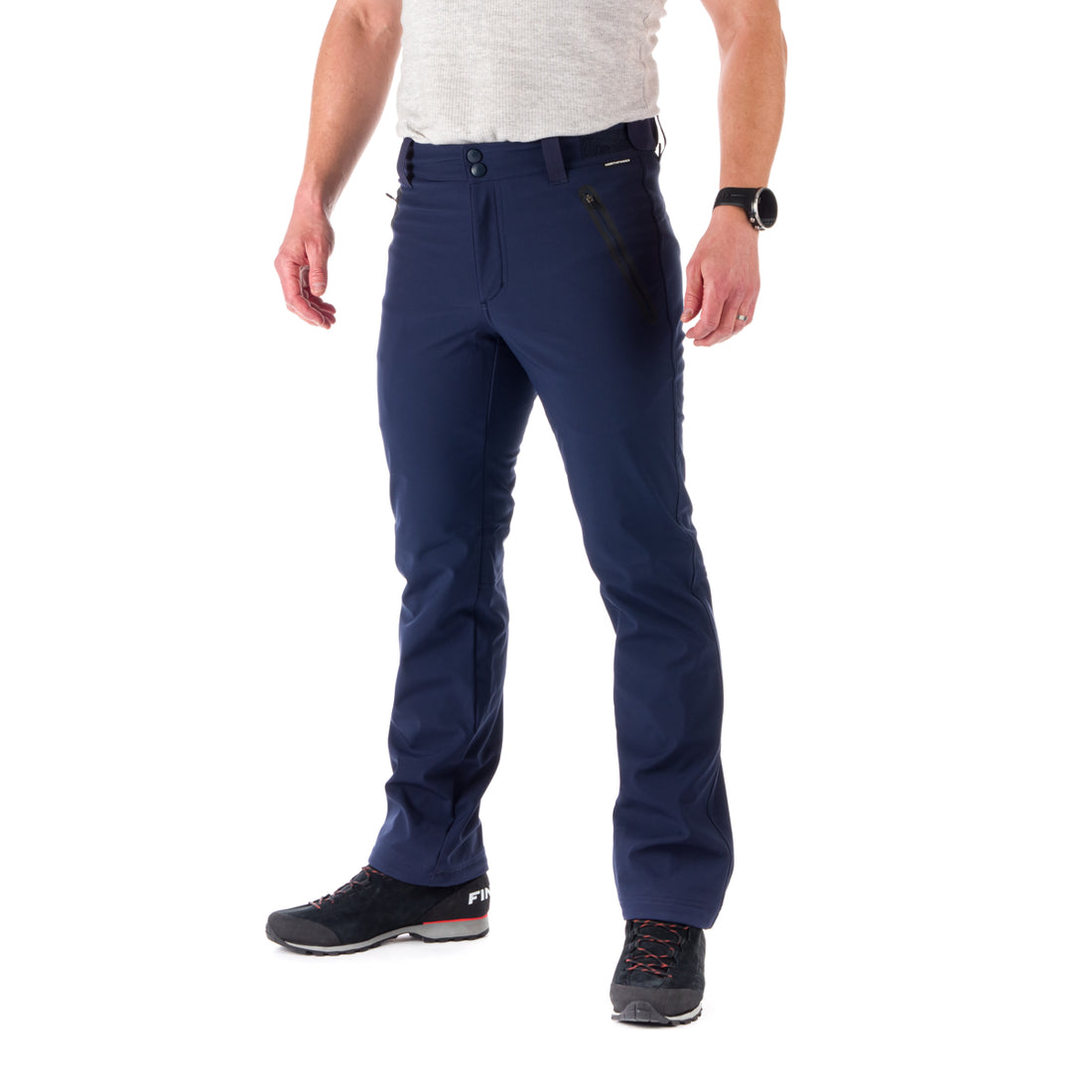 NO-3815OR men's softshell travel pants 3L BODEN