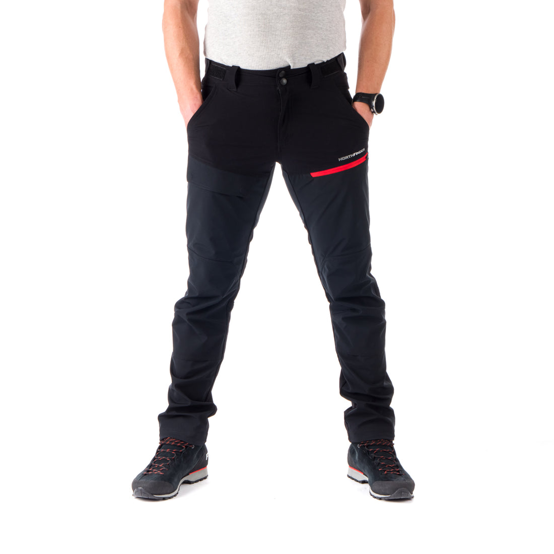 NO-3817OR men's hybrid pants with 4way stretch parts WESLEY 