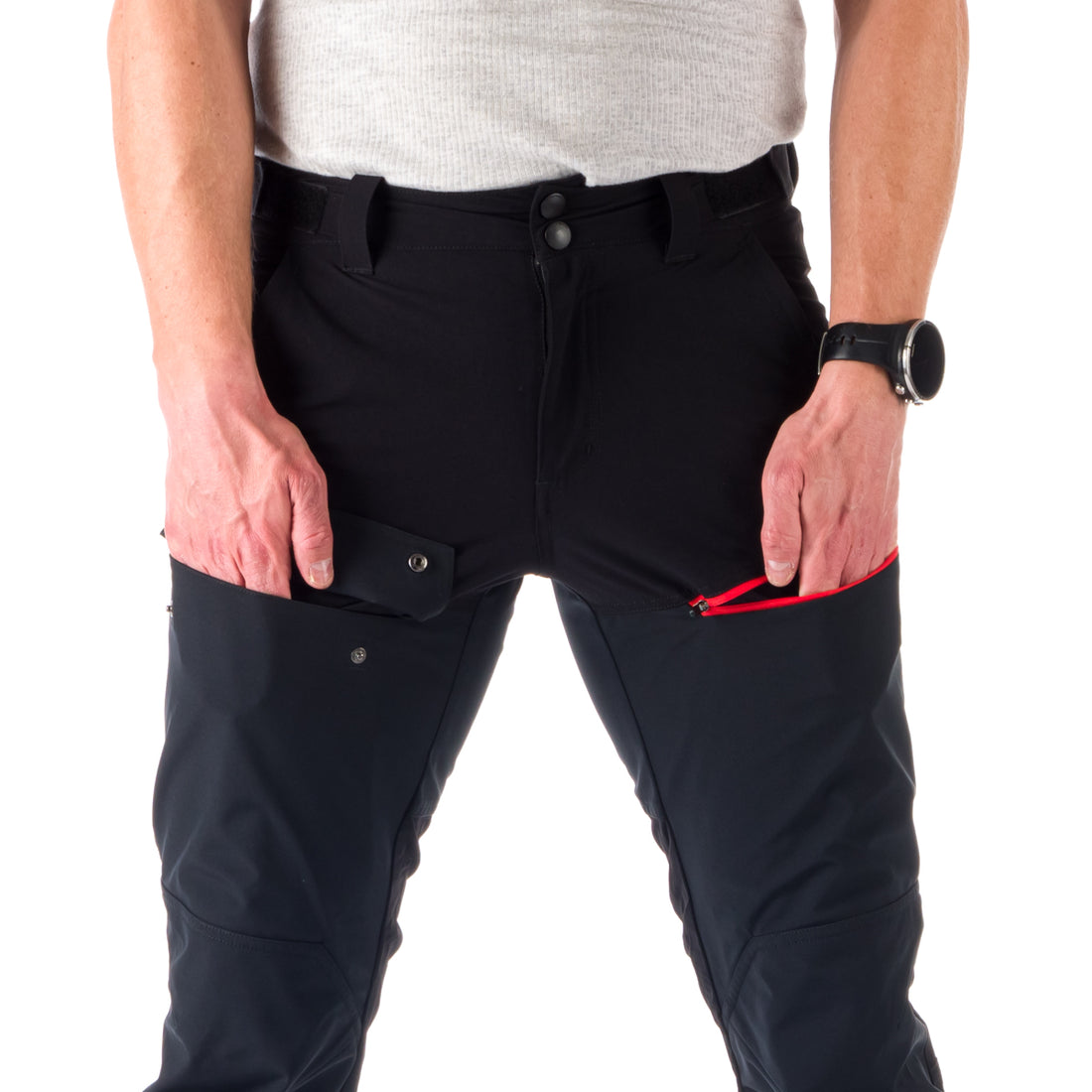 NO-3817OR men's hybrid pants with 4way stretch parts WESLEY 