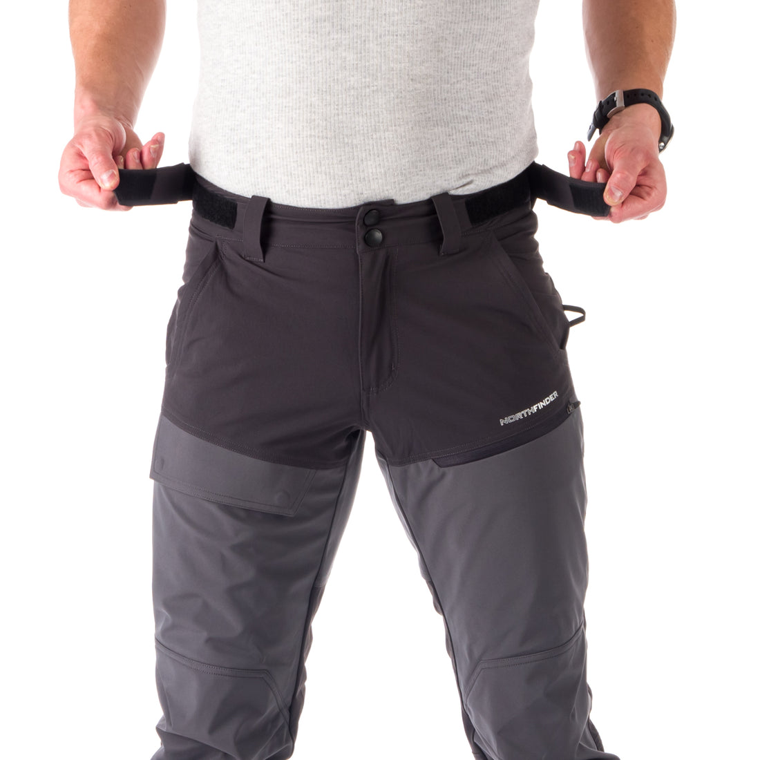 NO-3817OR men's hybrid pants with 4way stretch parts WESLEY 