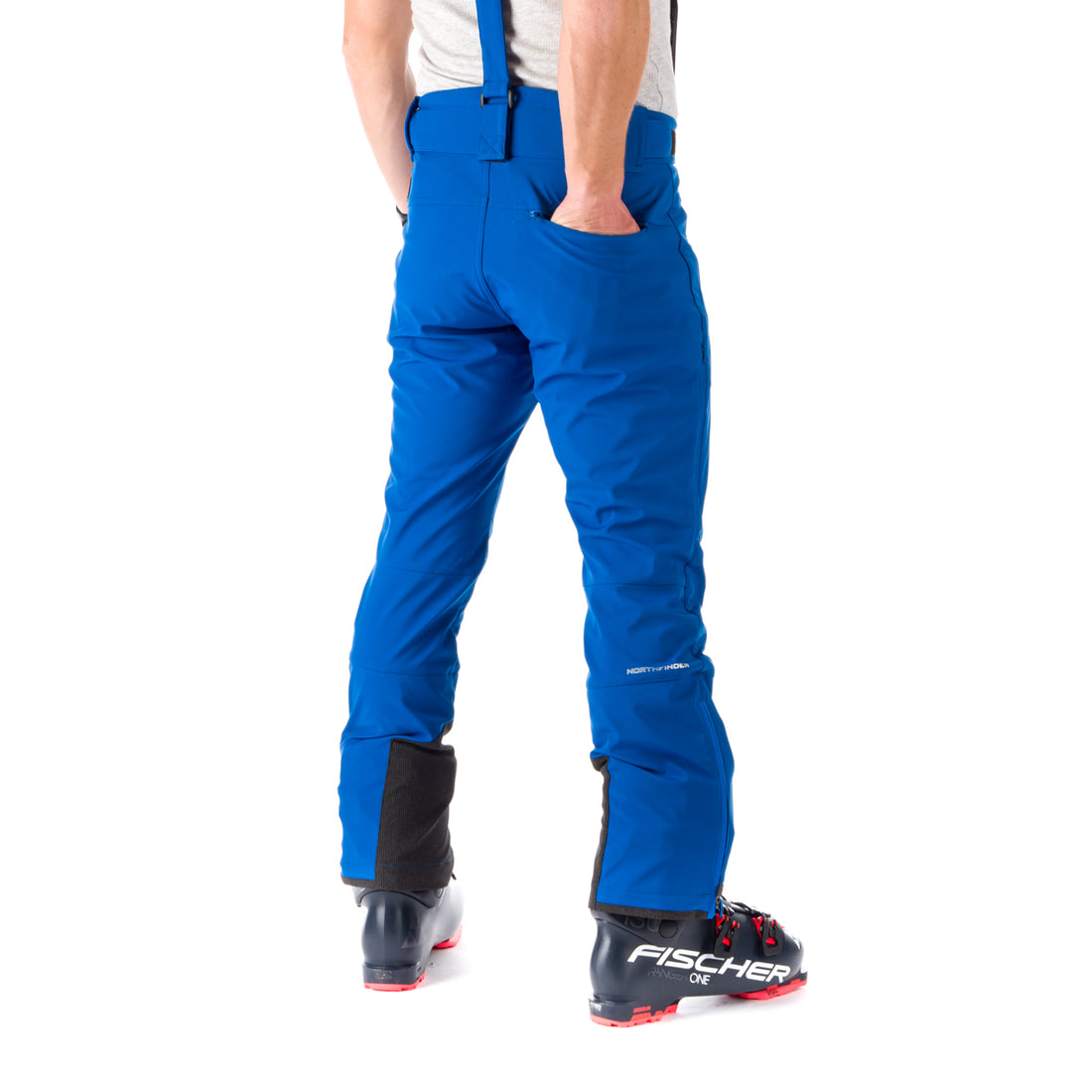 NO-3821SNW men's ski regular fit softshell pants 3L HASSAN