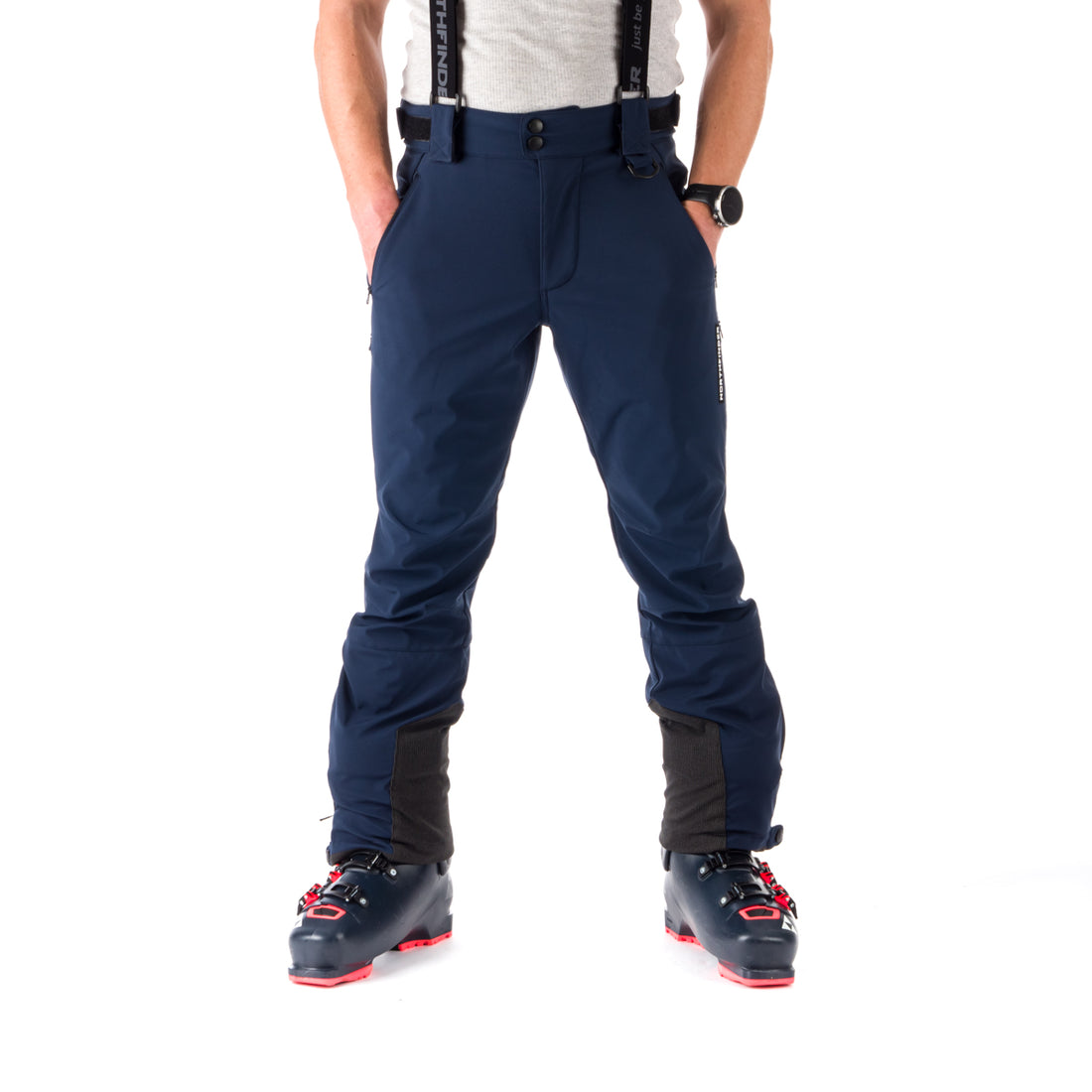 NO-3821SNW men's ski regular fit softshell pants 3L HASSAN