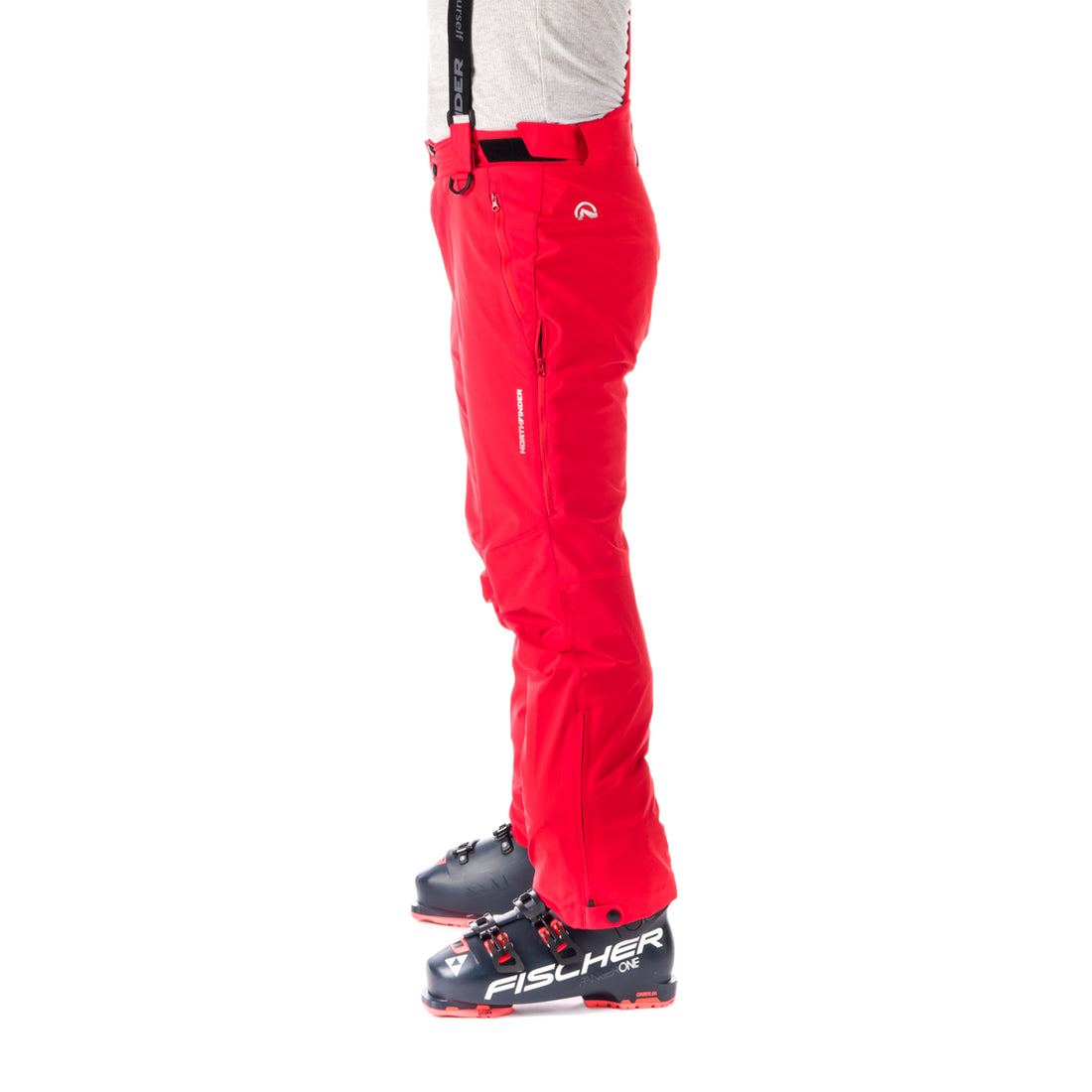NO-3823SNW men's sky comfort trousers with braces BRIAR