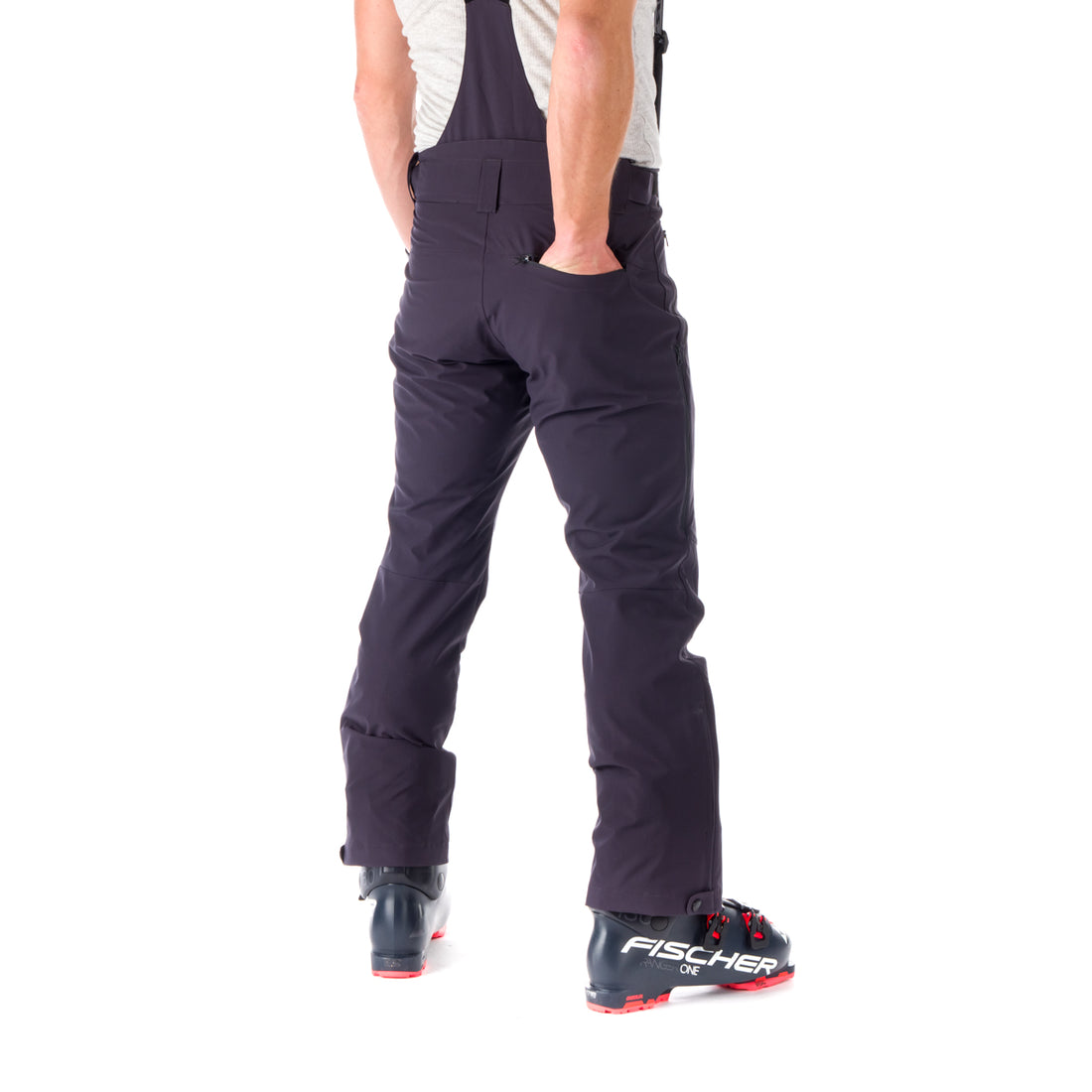 NO-3823SNW men's sky comfort trousers with braces BRIAR
