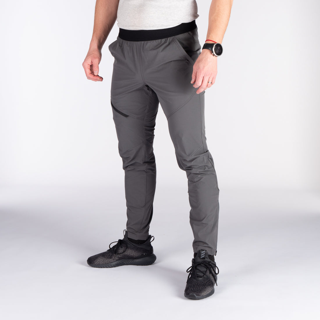 NO-3843OR men's outdoor packable lightweight slim low cut stretch pants HIRAM