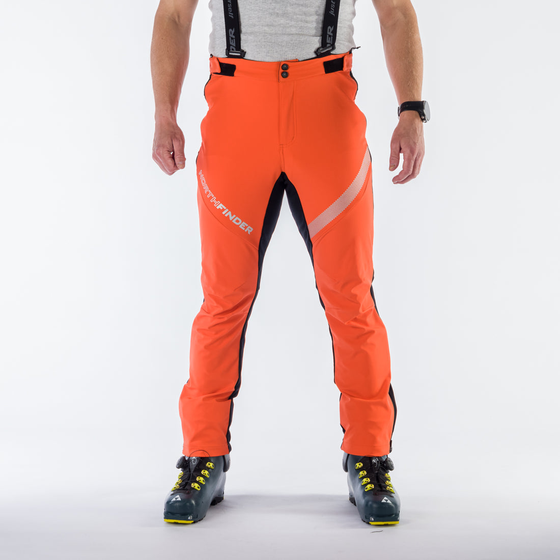NO-3855SKP men's hybrid softshell active full zip pants KOTLISKA