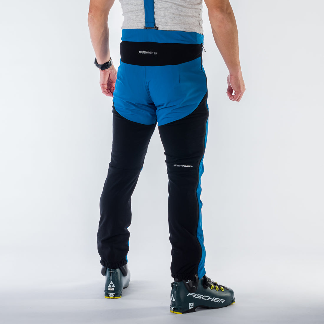 NO-3855SKP men's hybrid softshell active full zip pants KOTLISKA