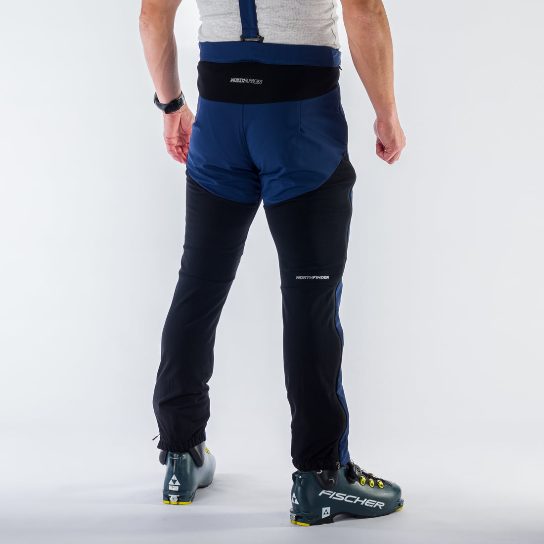 NO-3855SKP men's hybrid softshell active full zip pants KOTLISKA