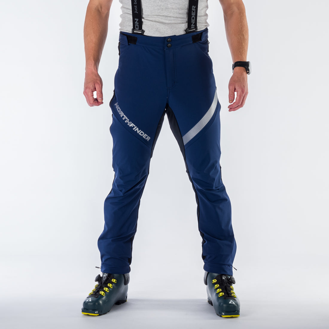 NO-3855SKP men's hybrid softshell active full zip pants KOTLISKA