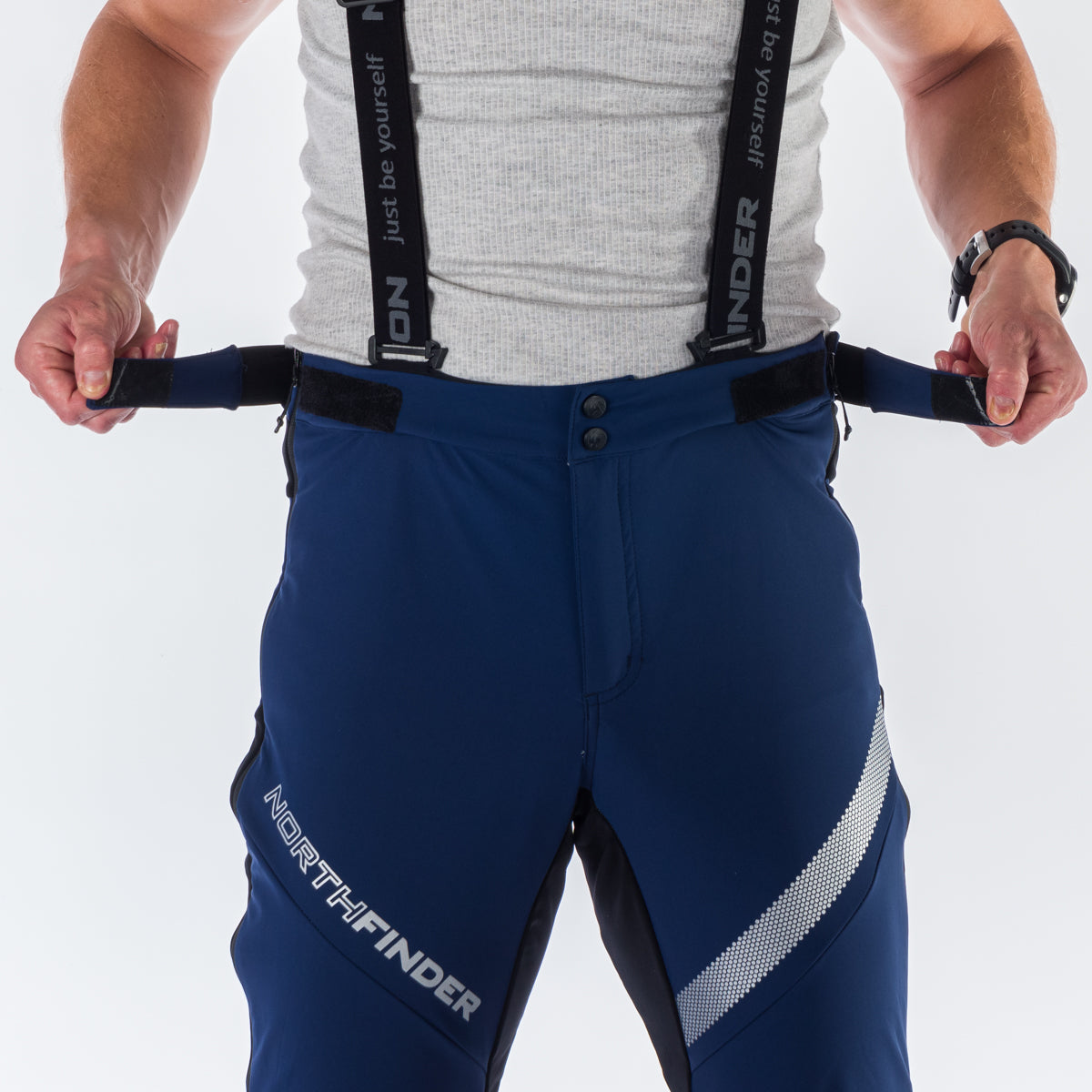 NO-3855SKP men's hybrid softshell active full zip pants KOTLISKA