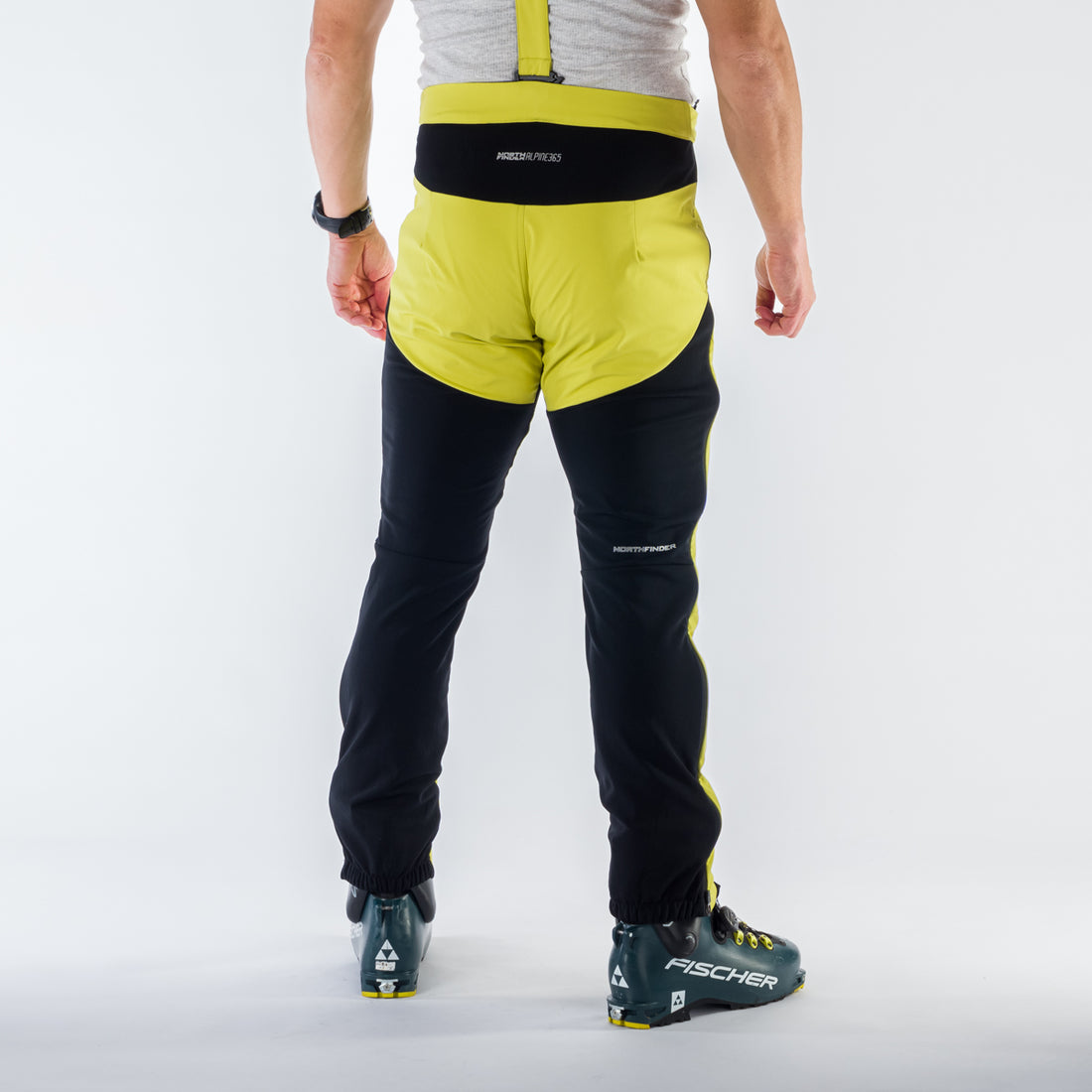 NO-3855SKP men's hybrid softshell active full zip pants KOTLISKA