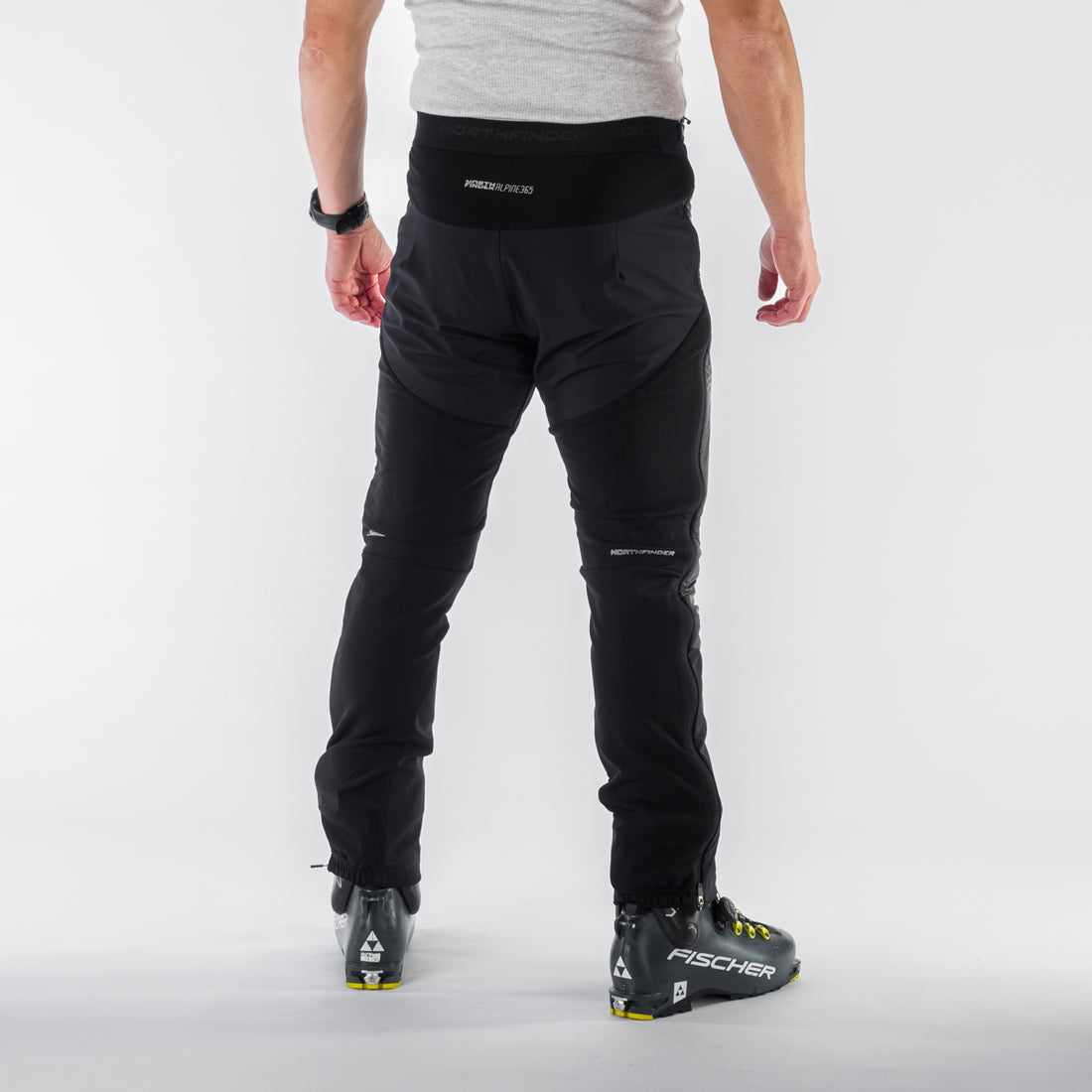 NO-3856SKP Men's hybrid trousers with full-length side zip CHOPEC