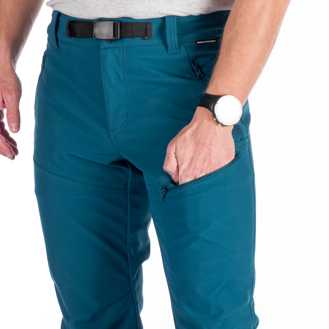 NO-3881OR men's trekking softshell pants outdoor 3L PETE