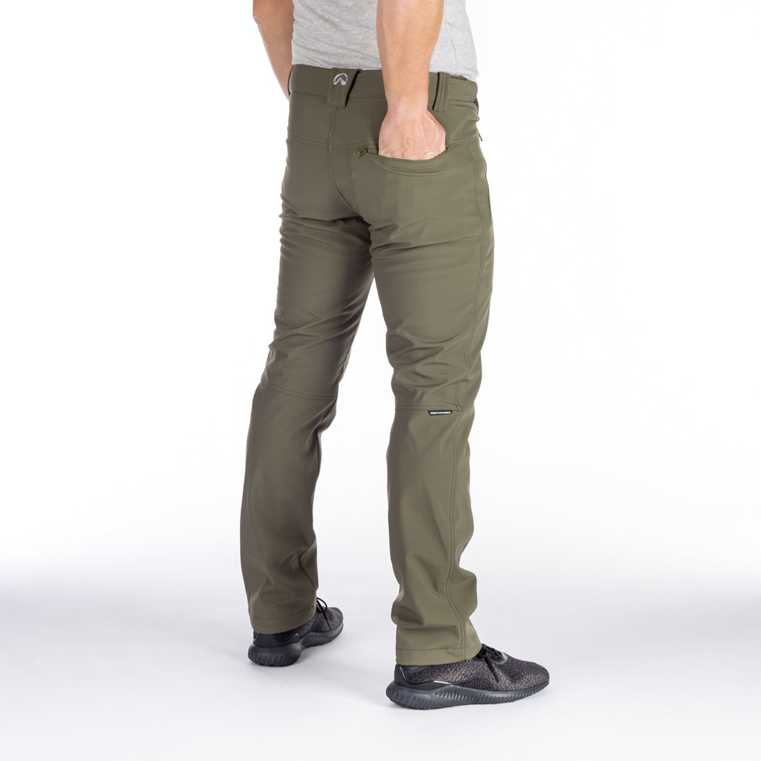 NO-3885OR men's softshell travel pants 3L JOHNNIE