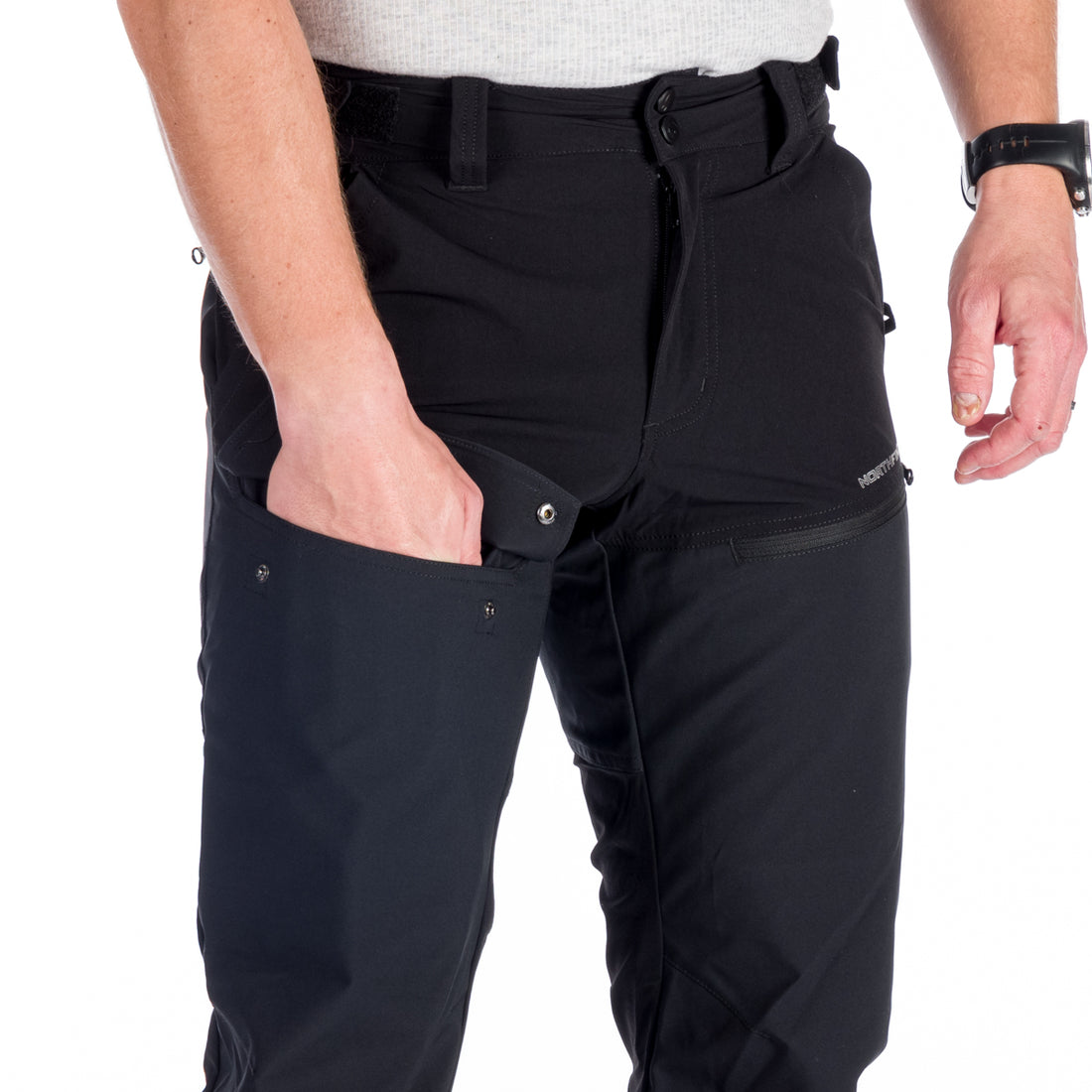 NO-3887OR men's hybrid pants with 4way stretch parts DUANE