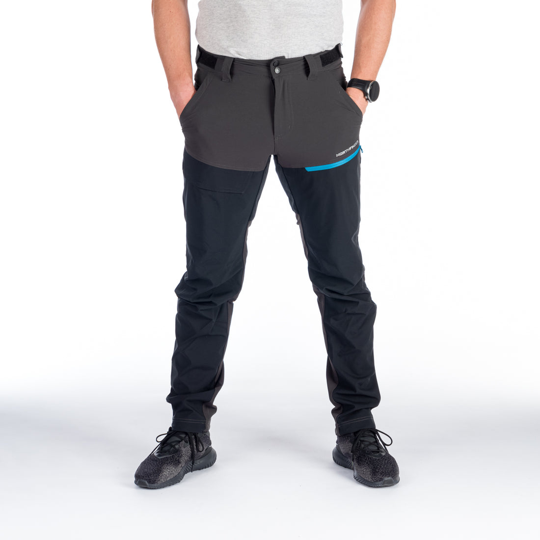 NO-3887OR men's hybrid pants with 4way stretch parts DUANE
