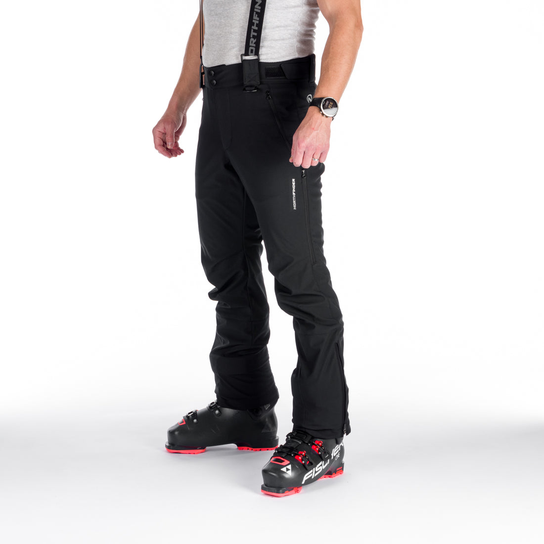 NO-3892SNW men's ski softshell pants TED