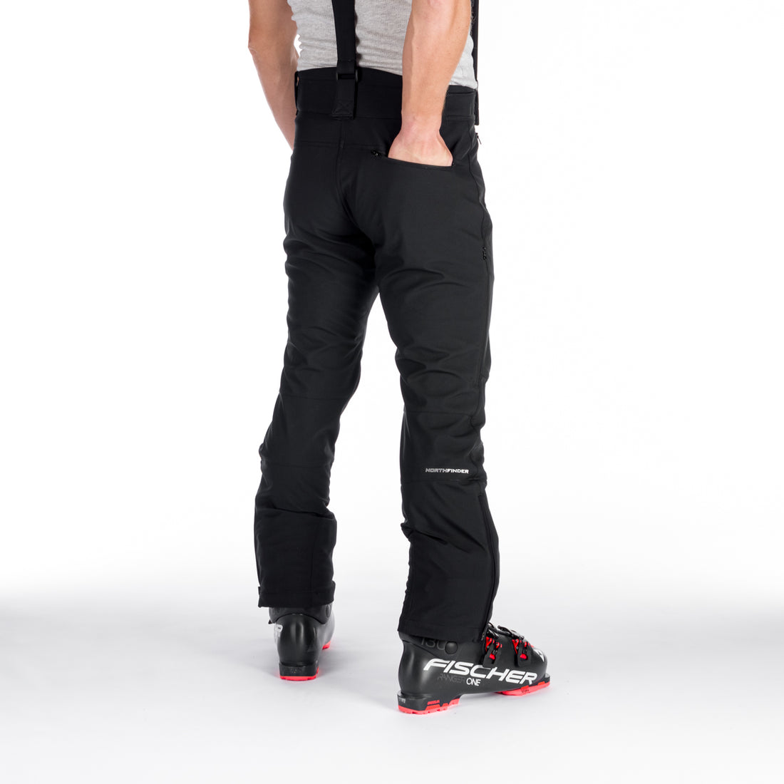NO-3892SNW men's ski softshell pants TED