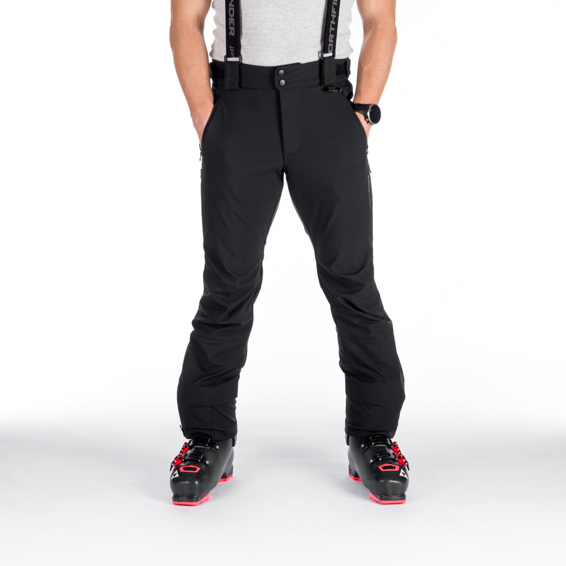 NO-3892SNW men's ski softshell pants TED