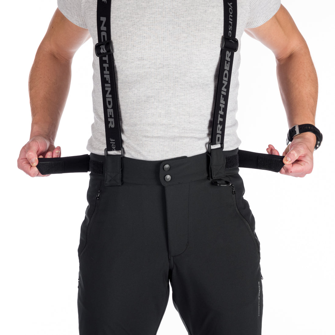NO-3892SNW men's ski softshell pants TED
