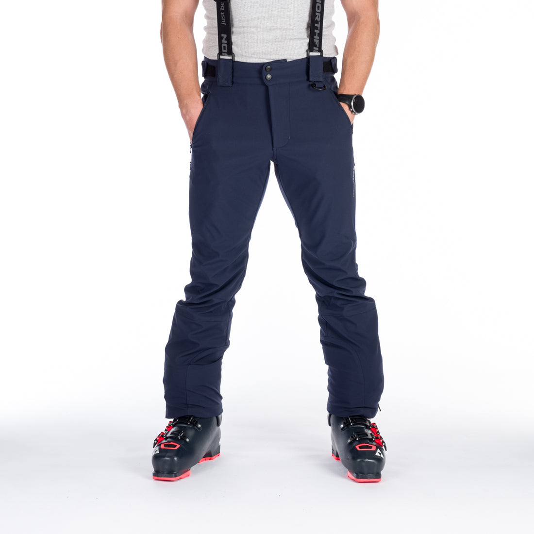NO-3892SNW men's ski softshell pants TED