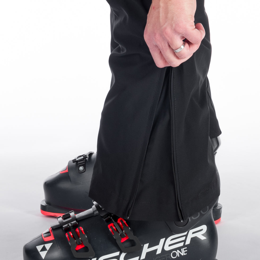 NO-3894SNW men's ski comfort trousers with braces regular fit VERNON