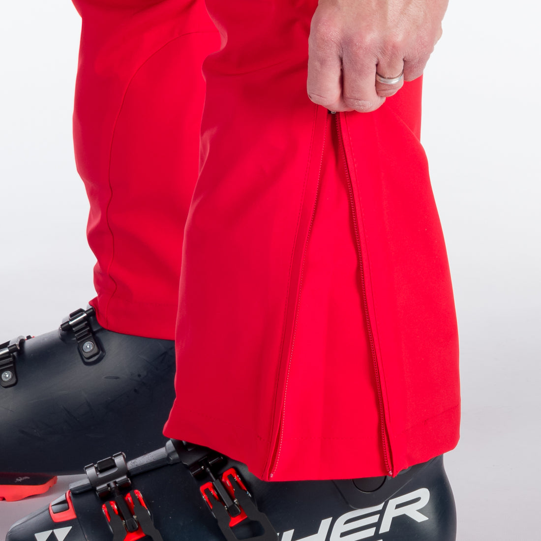 NO-3894SNW men's ski comfort trousers with braces regular fit VERNON