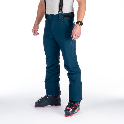 NO-3894SNW men's ski comfort trousers with braces regular fit VERNON