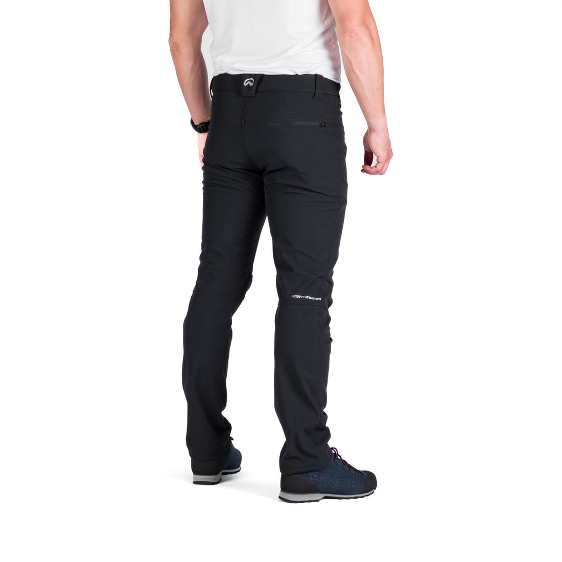 NO-3910OR Men's softshell pants elastic insulated BREITHORN