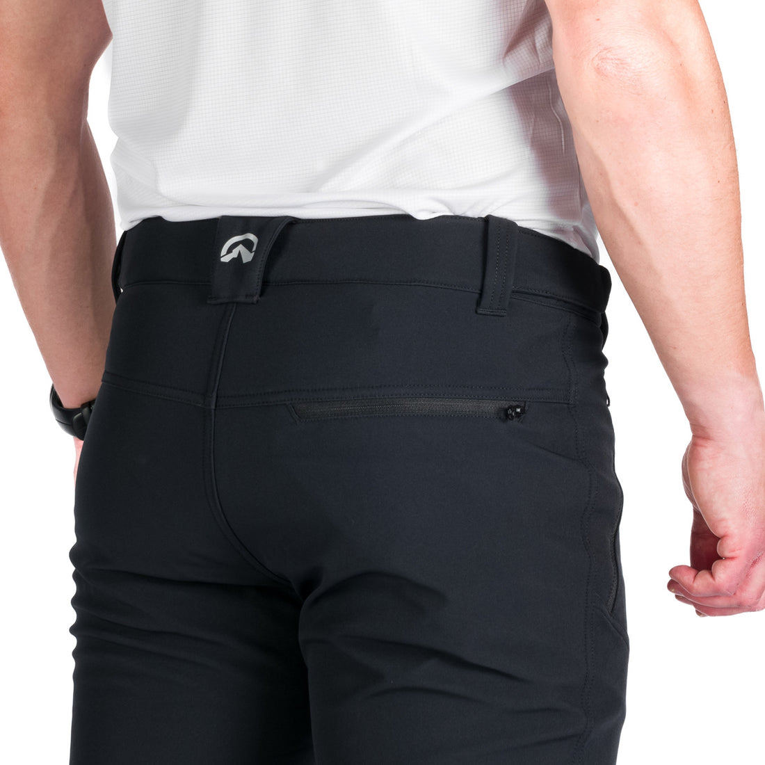 NO-3910OR Men's softshell pants elastic insulated BREITHORN