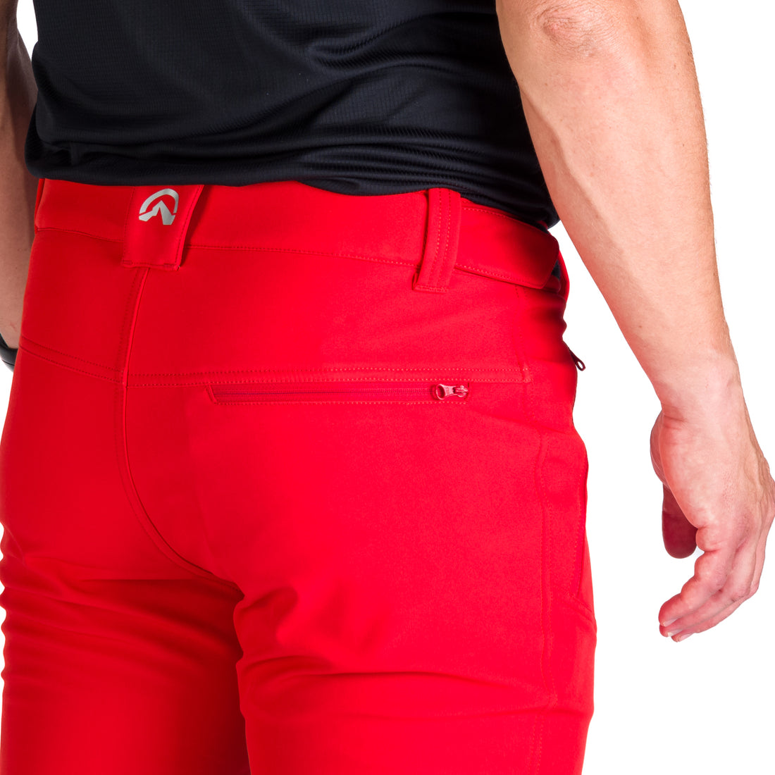 NO-3910OR Men's softshell pants elastic insulated BREITHORN