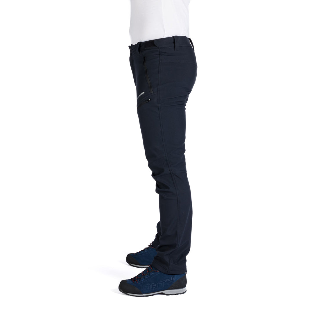 NO-3910OR Men's softshell pants elastic insulated BREITHORN
