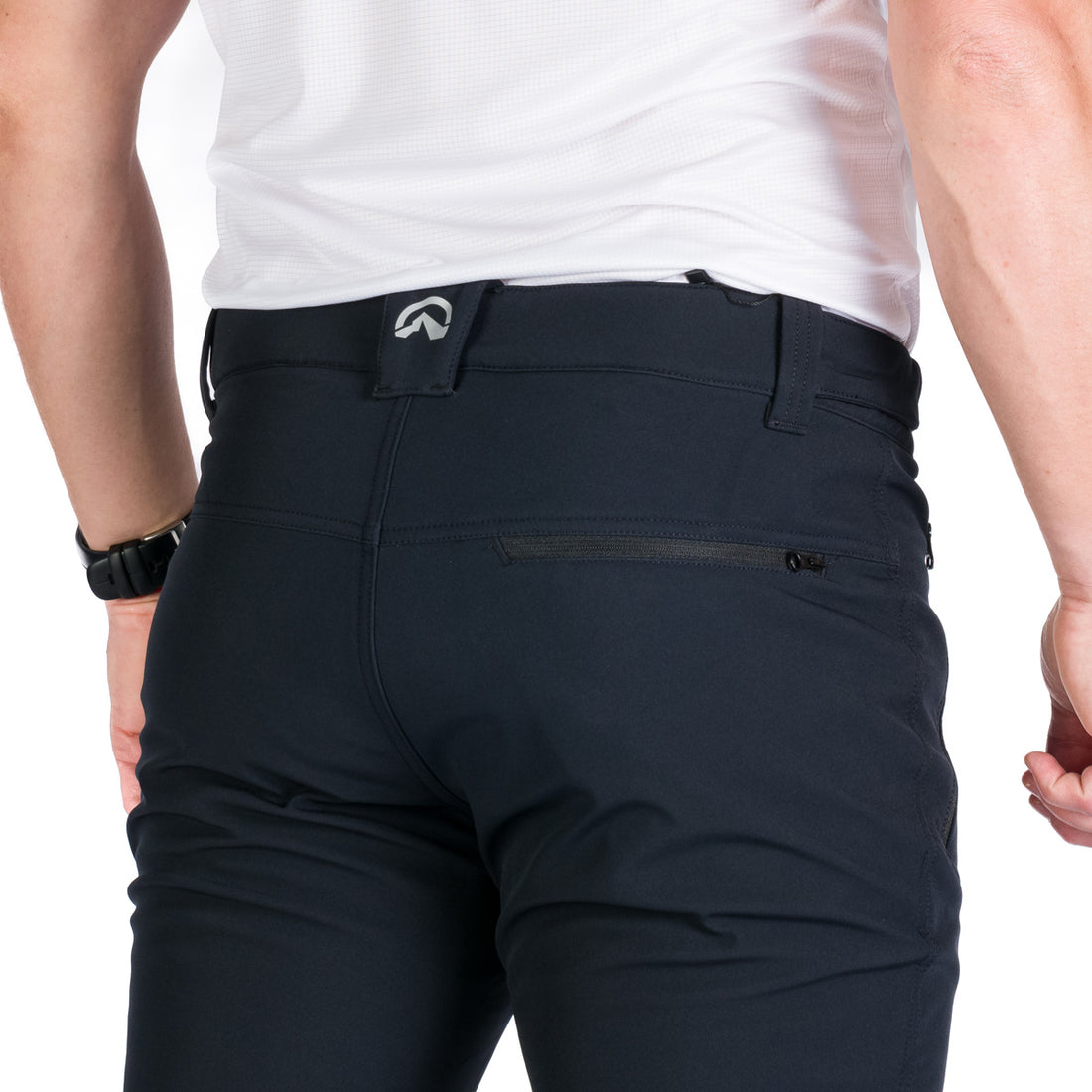 NO-3910OR Men's softshell pants elastic insulated BREITHORN