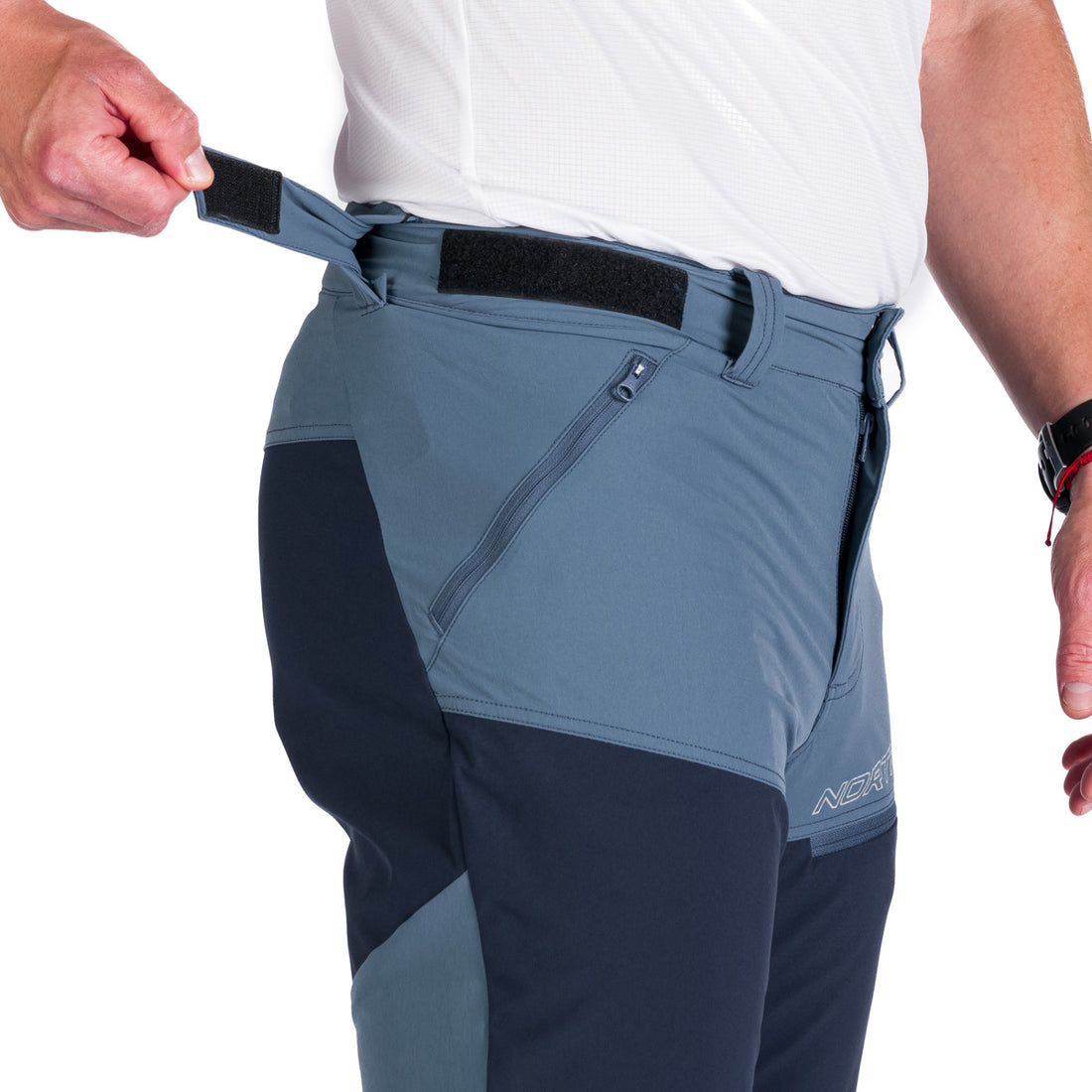 NO-3927OR men's trekking hybrid softshell pants ROD