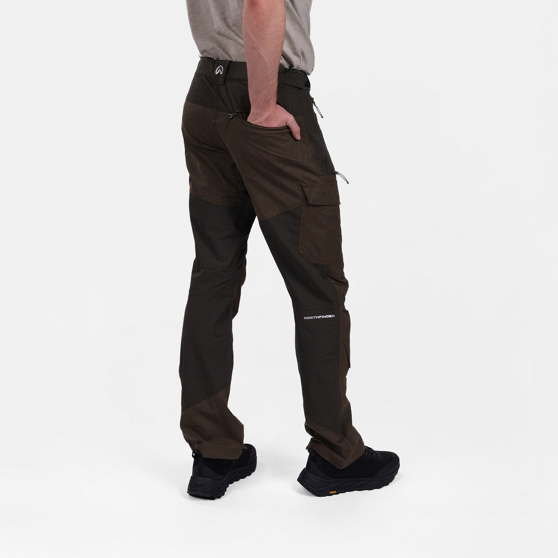 NO-39521OR men's outdoor combi cargo pants BISHORN