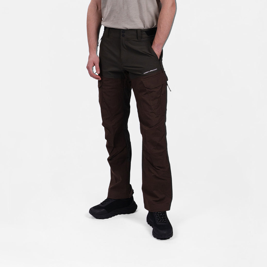 NO-39521OR men's outdoor combi cargo pants BISHORN