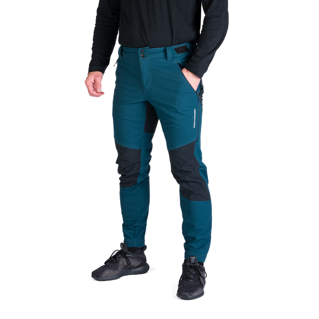 NO-3955OR men's outdoor softshell pants protect face 3L MARCELLO