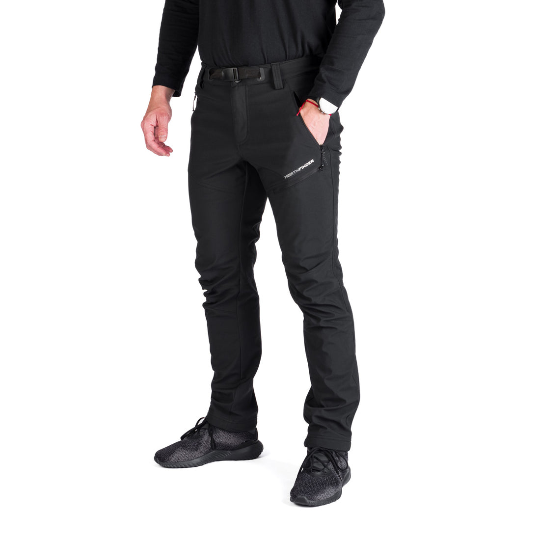 NO-3956OR men's trekking softshell pants outdoor 3L MASSIMO