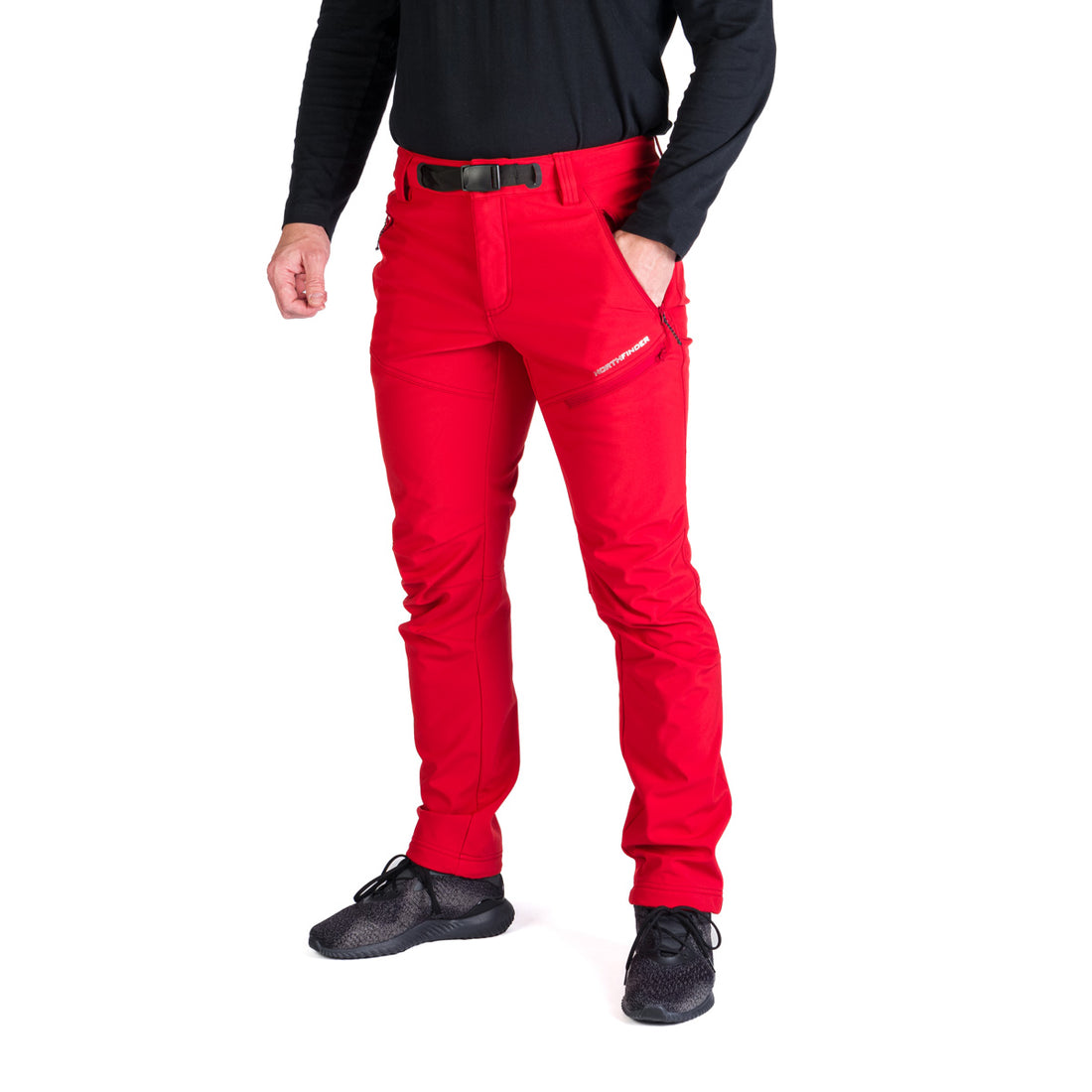 NO-3956OR men's trekking softshell pants outdoor 3L MASSIMO