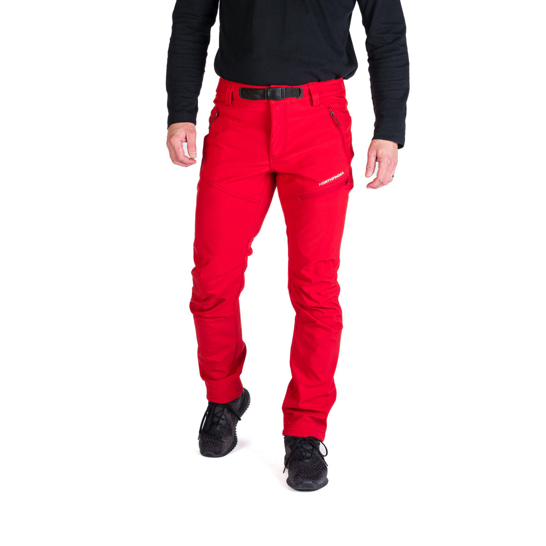 NO-3956OR men's trekking softshell pants outdoor 3L MASSIMO