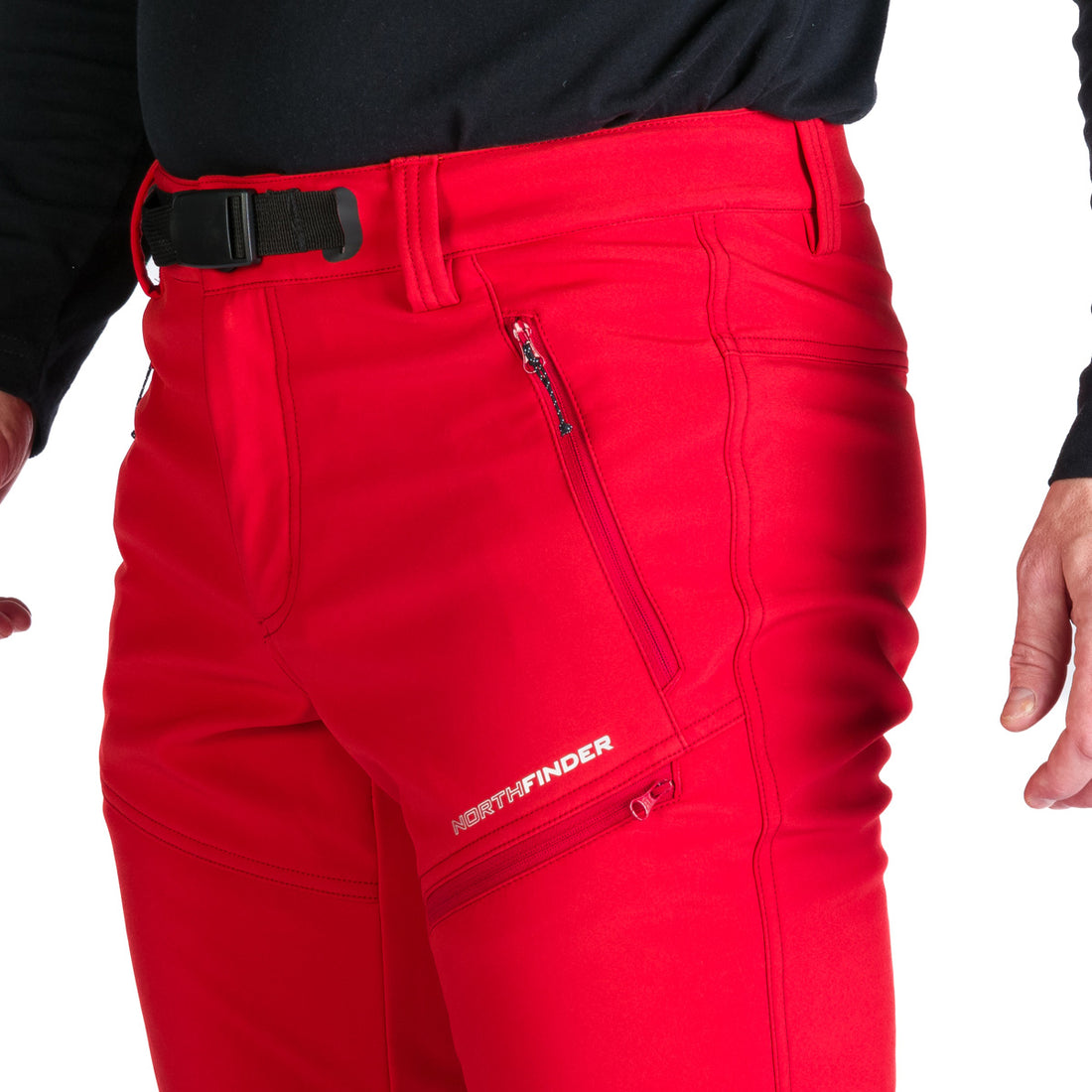 NO-3956OR men's trekking softshell pants outdoor 3L MASSIMO