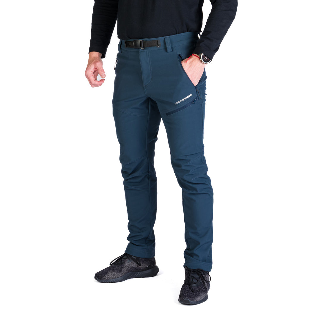 NO-3956OR men's trekking softshell pants outdoor 3L MASSIMO